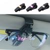 Sun Visor Glasses Storage Car Glasses Clip Ticket Card Clamp Car Glasses Cases Sunglasses Holder