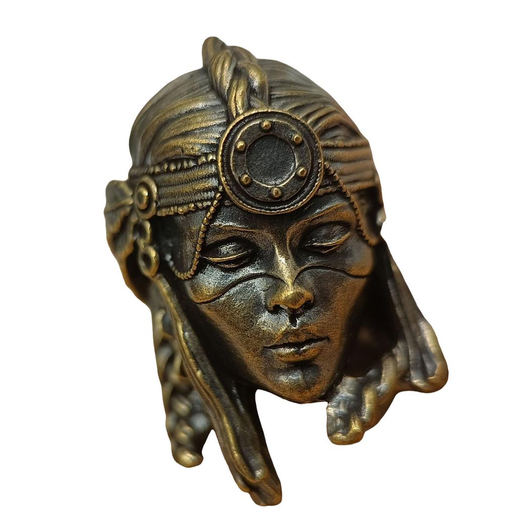 Винтажные племенные женские бусины для шнура-воина, латунные бусины для ножей, модные бусины для парашютного шнура, подвески для шнура, ключ