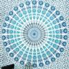 Bohemian Tapestry Mandala Tapestry Wall Hanging Peacock Wall Tapestry Cotton Bedspread Bohemian Hippie Tapestry Wall Decor Queen/Twin Size