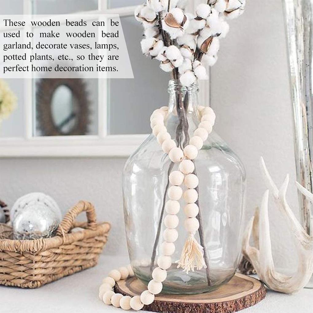 Деревянные разделительные бусины DIY Декоративные бусины-спейсеры Карманный набор швейных бусин Шармы для браслетов Ювелирные изделия Ручная работа Рукоделие