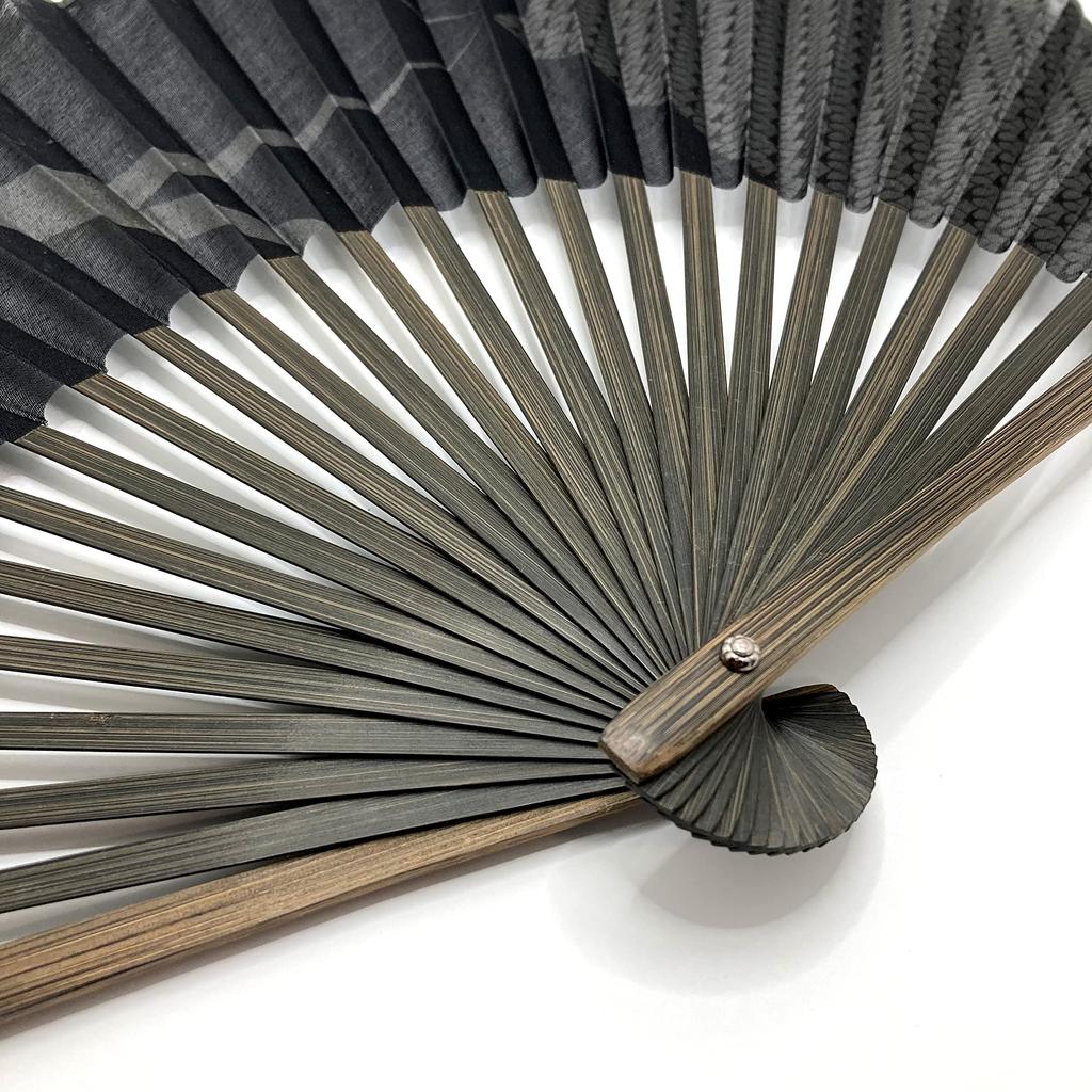 Набор складных вееров с сумкой для складного веера и чехлом для складного веера для мужчин и набор складных вееров из хлопка [Хана Канзаши] Мужской, джентльменский, ласточка, [Ласточка,