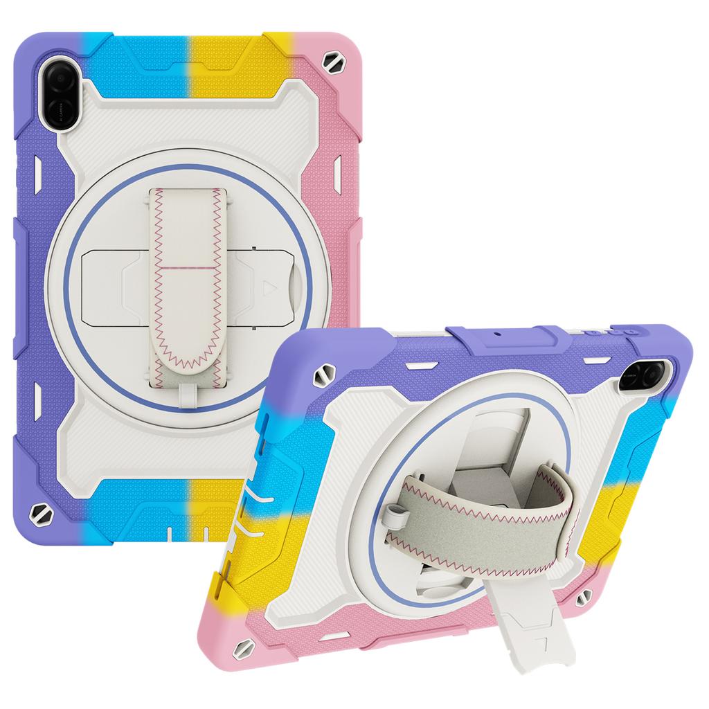 Чехол для Honor Pad X9/X8a с подставкой, ручным ремешком, из ПК+силикона, чехол для планшета