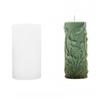 New Relief Tree Cane Cylindrical Silicone Candle Mold 3D Creative Geometric Column Aromatherapy Gypsum Soap Resin Process Mould