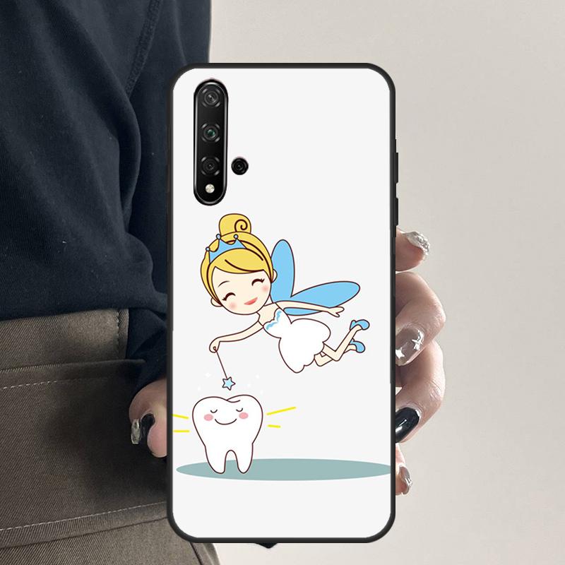 Мультяшный Стоматолог Зубы Для Huawei Nova 9 10 SE 5T 12s 12i 11i Y91 Y90 Y60 Y70 Y72 Y61 P20 P40 P30 Lite P60 Pro Чехол