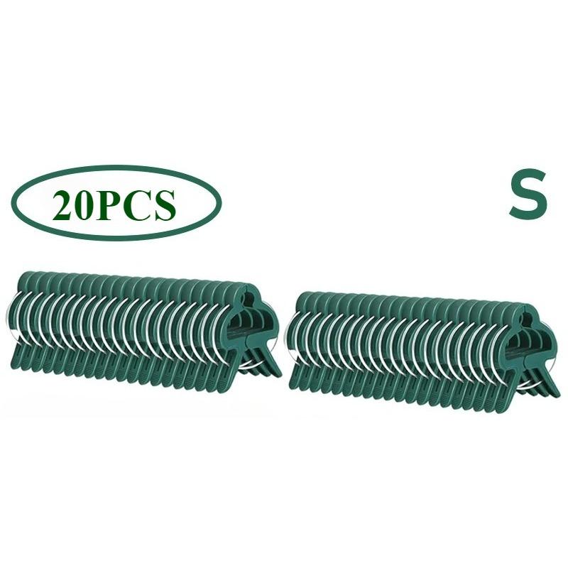 Новые 50 шт. фиксированных зажимов для растений, многоразовые садовые тепличные зажимные кронштейны для фиксированных растений, инструментов для поддержки стеблей саженцев виноградной лозы и цветов