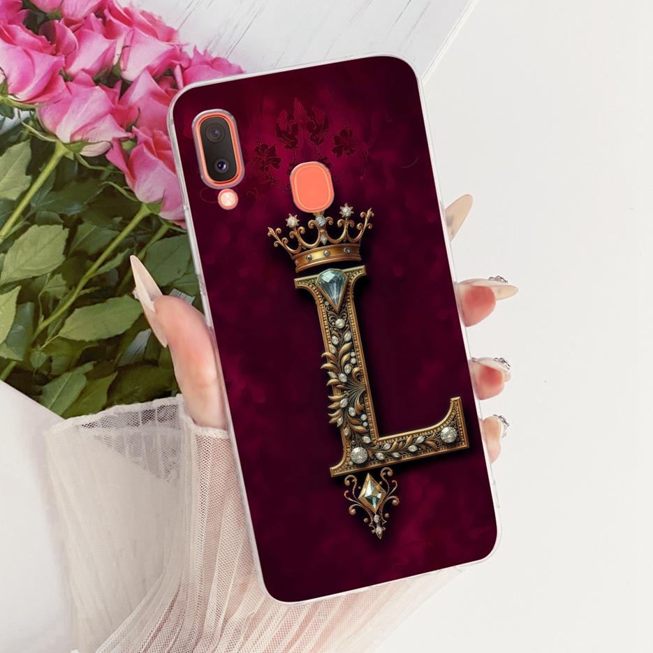 For Samsung Galaxy A20e Case SM-A202F Cute Crown Letters Cover Soft Slim Phone Case For Samsung A20 A 20e 20 s Galaxy A20s Shell