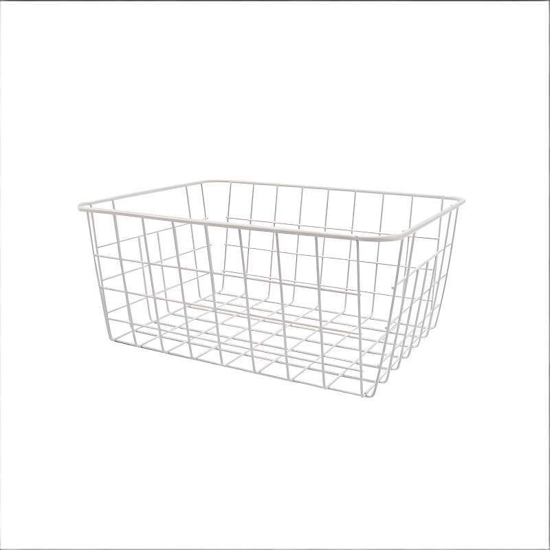 Storage Basket With Iron Material For Home Office And Bathroom Organization