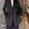 Women Suit Jacket Female Double-breasted Loose Casual Fashion Blazer