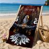 Harley-davidson Motorcycle Artwork Beach Towel, Quick-drying, Easy to Care for, Suitable for Both Fitness and Beach Vacations,Sports Essential