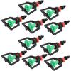 10 Set G Type Rotating Micro Nozzle for Plants, Greenhouse Sprinkler with Uniform Spray