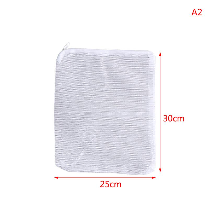 Aquarium Filter Bag Fish Tank Mesh Bag Zipper Net Pond Bio Ball Active Carbon