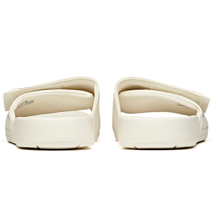 Anta Snoopy X  Lifestyle Series Breathable Slide Sandals Men Footwear White Yellow 912126993-4