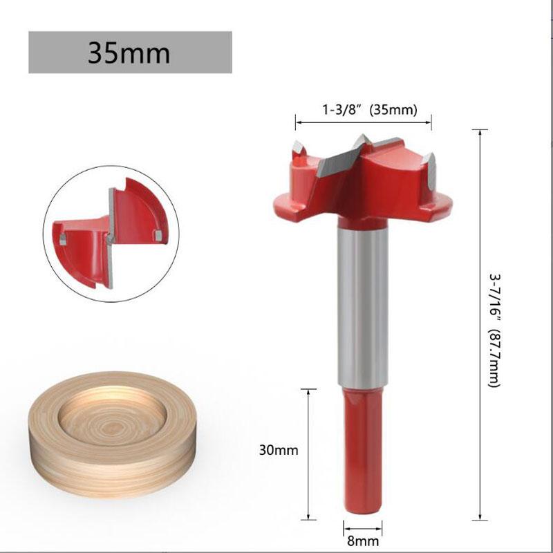 Шестигранный хвостовик 35 мм 2,3 лезвия регулируемый позиционер с крышкой шарнирное отверстие сверло для деревообработки