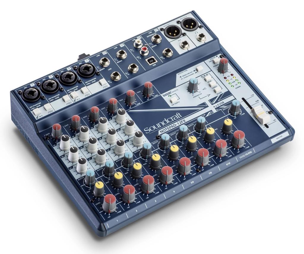 Soundcraft Notepad-12FX Mixer