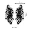 Mesh Embroidery Pair Of Flowers Collar Flower Clothing Accessories Decal Diy Wedding Dress Accessories