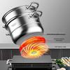 KOBACH 26cm 3-Layer 304 Stainless Steel Steamer Pot