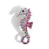 Creative Swallow Brooch Retro Bird European And American Foreign Trade Enamel High -Grade Rhinestone Dripping Oil Animal