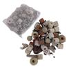 Aquarium Bio Balls Ceramic Rings Set 10 In 1 Activated Carbon Biological Filter Media for Fish Tank