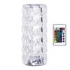 RGB Bedside Lamp Remote Control Adjustable Brightness USB Rechargeable 16 Colors Table