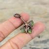Green Tourmaline Rough Pendant Electroformed Copper Pendant Handmade Jewelry Original Gemstone Pendant Electroformed Jewelry Gift For Mother