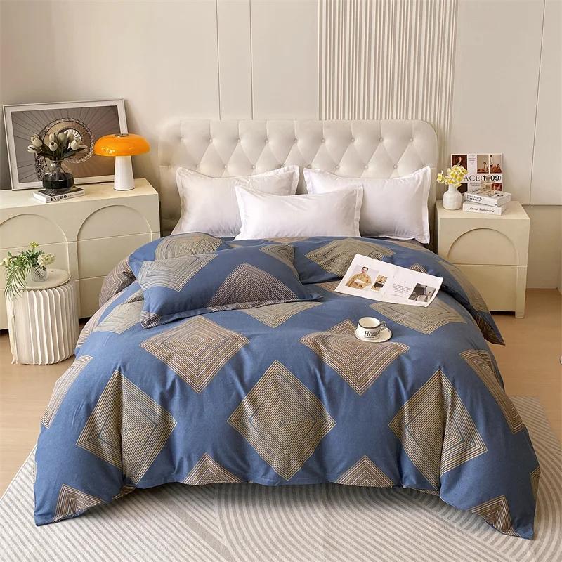 Винтажный цветочный пододеяльник Бохо Садовый стиль Пододеяльник на молнии Королевское постельное белье для всех сезонов Мягкий Дышащий Легкий в уходе