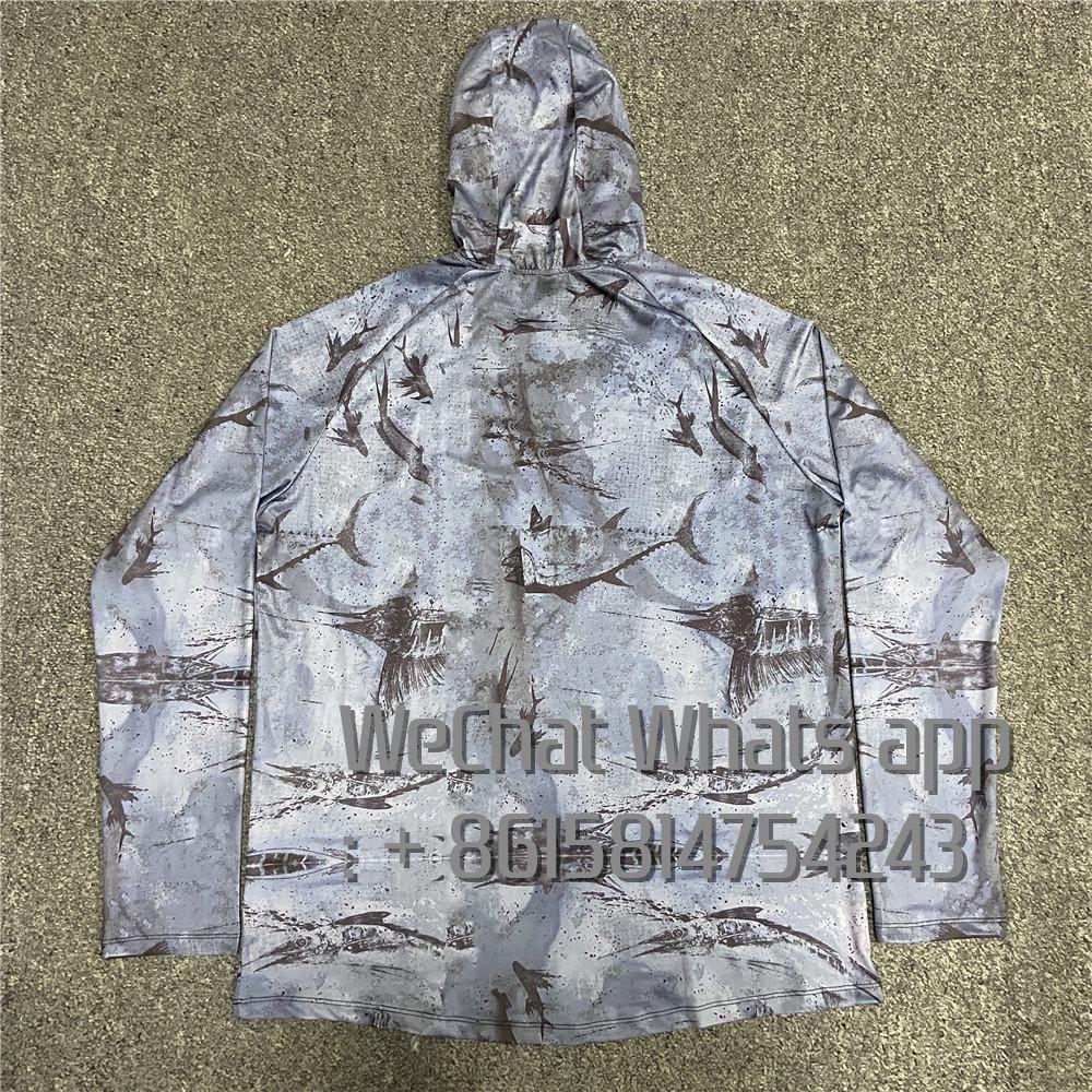 PELAGIC Унисекс Худи для улицы - Защита от солнца, Ощущение ледяного шелка, Длинный рукав для рыбалки и ночного бега