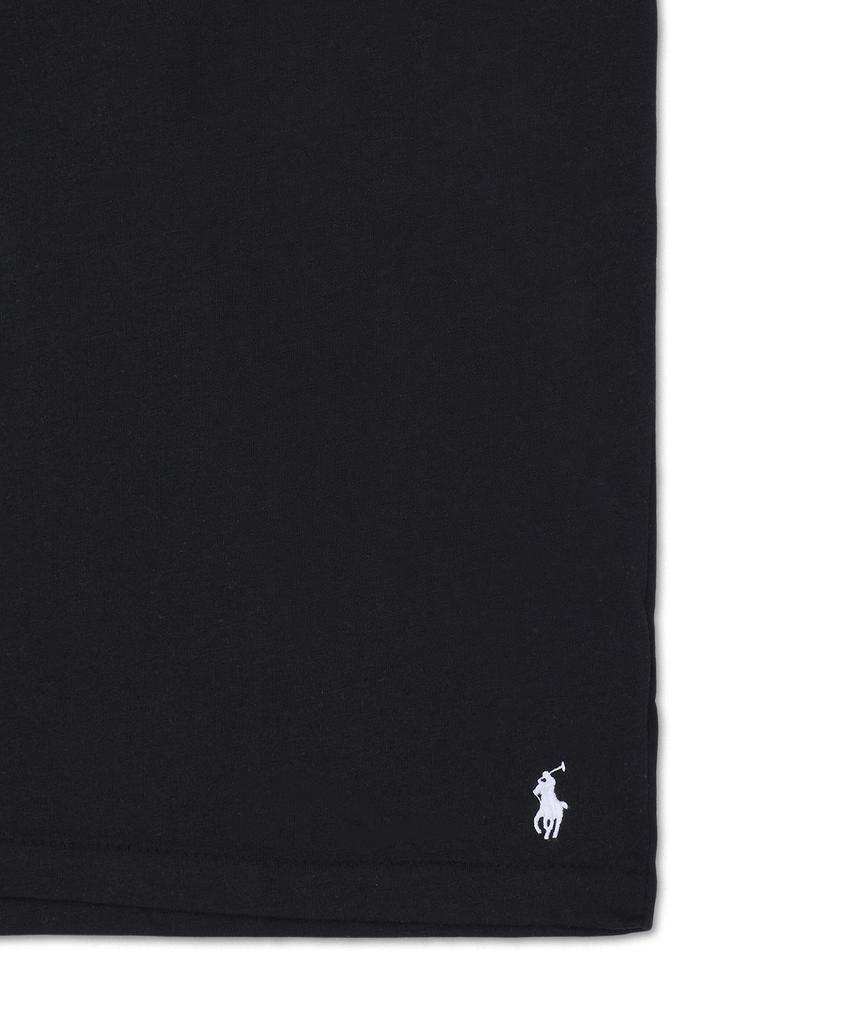 POLO RALPH LAUREN Хлопковая трикотажная рубашка-слип с логотипом - Черная