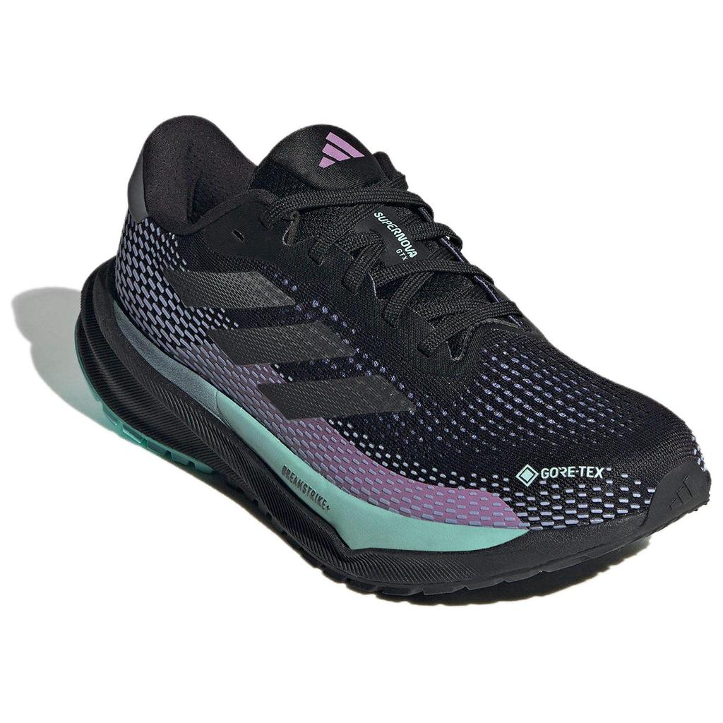 adidas Supernova GORE-TEX Black Semi Flash Aqua женские кроссовки Core-Black Iron-Metallic ID6305