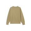 Uniqlo Свитшот мужской с круглым вырезом и длинным рукавом, однотонный, Коллекция Осень/Зима 2022, Цвет: горчичный, Артикул: 452189-49