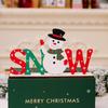 Christmas Wooden Table Decorations Santa Claus Snowman Wooden Table Top Decorations for Christmas Home Party
