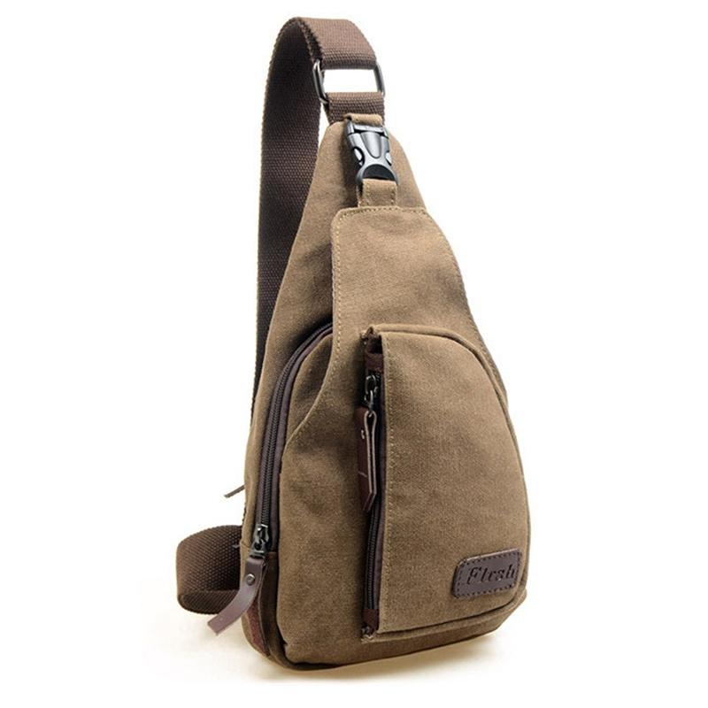 Mens Canvas Outdoor Travel Military Messenger Satchel Crossbody Shoulders Bag Backpacks