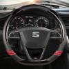 Чехол на руль автомобиля из углеродного волокна для Seat Leon 5F Mk3 2013-2022 Ibiza 6J 2022 Tarraco Arona Ateca Alhambra Auto