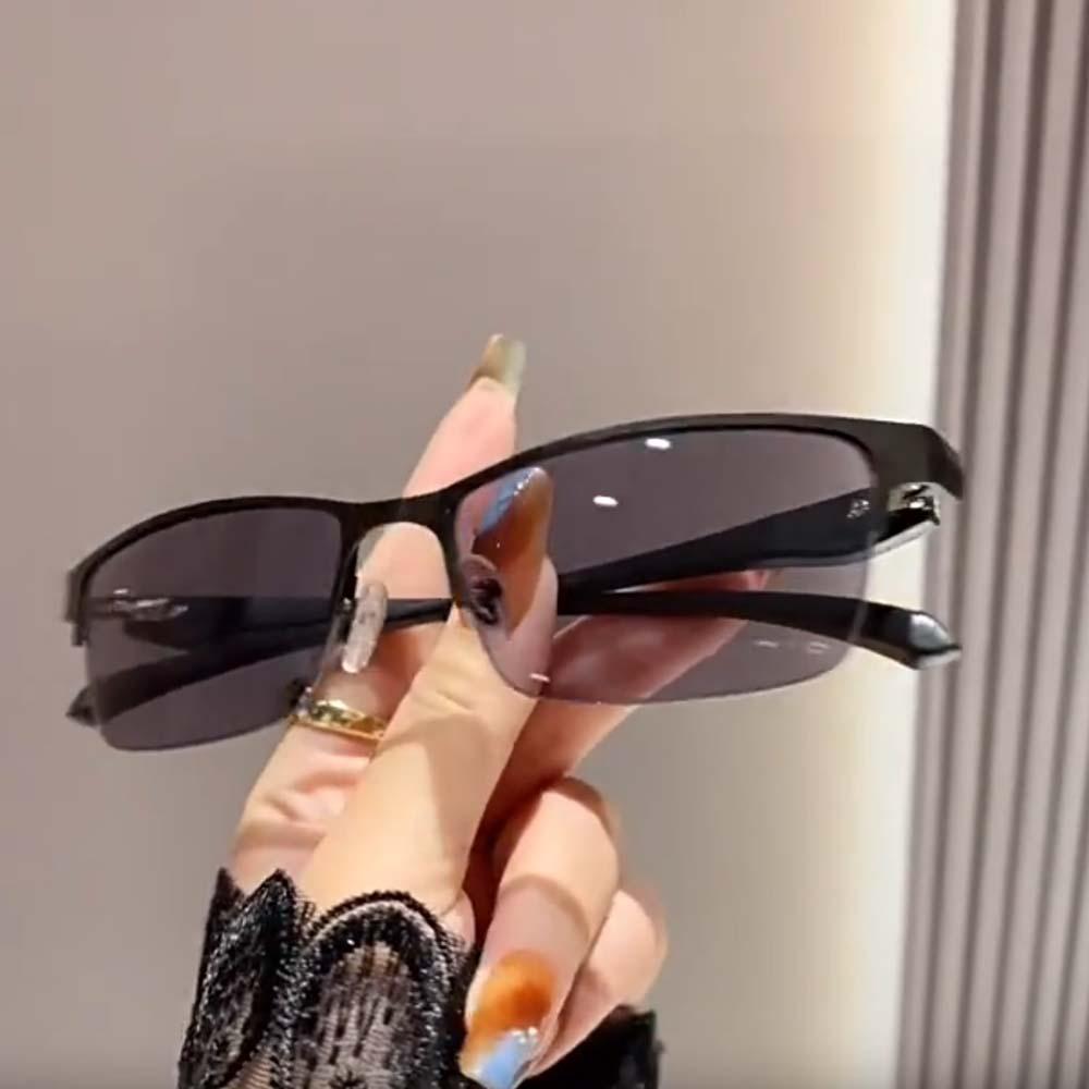 Transparent Anti Blu-ray Glasses Zinc Zinc Alloy Men Zinc Zinc Alloy Sunnies Photochromic Sunglasses Father's Day