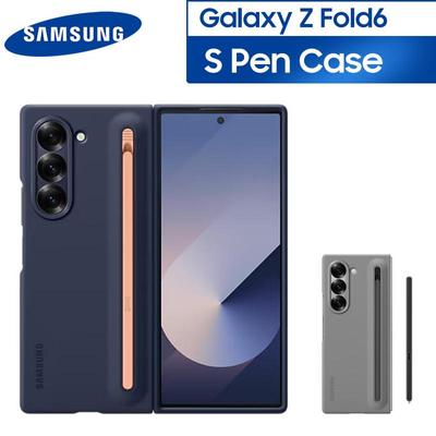 Samsung Чехол для телефона Galaxy Z Fold6 S Pen Защитный чехол Z Fold 6 со встроенным слотом для держателя S Pen