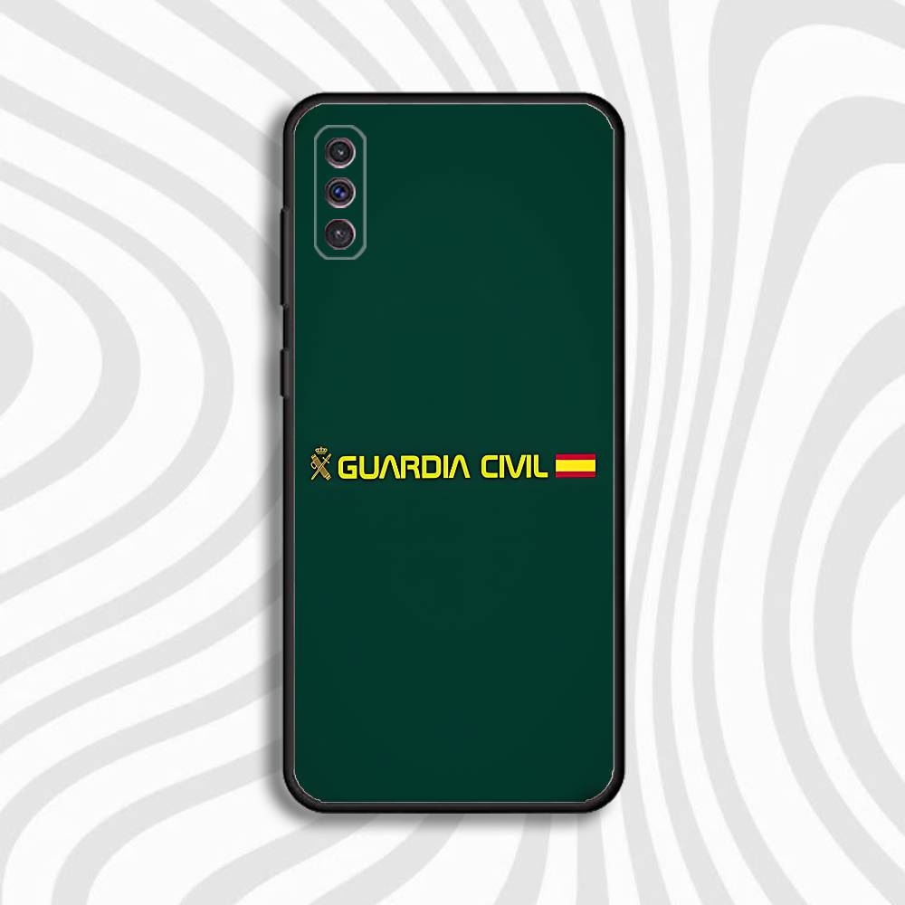 Spanish Guard Civil Phone Case For Samsung S10,S21,FE,S21,Note 20,S26,S25,S24,S23,Ultra,S9,S22,Plus Soft Silicone Black Cover