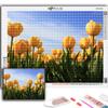 5D DIY Diamond Embroidery Flowers Tulips Diamond Painting Mosaic Home Decoration