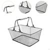 Basket of Multifunctional Metal Practical Portable with Handles for Supermarket