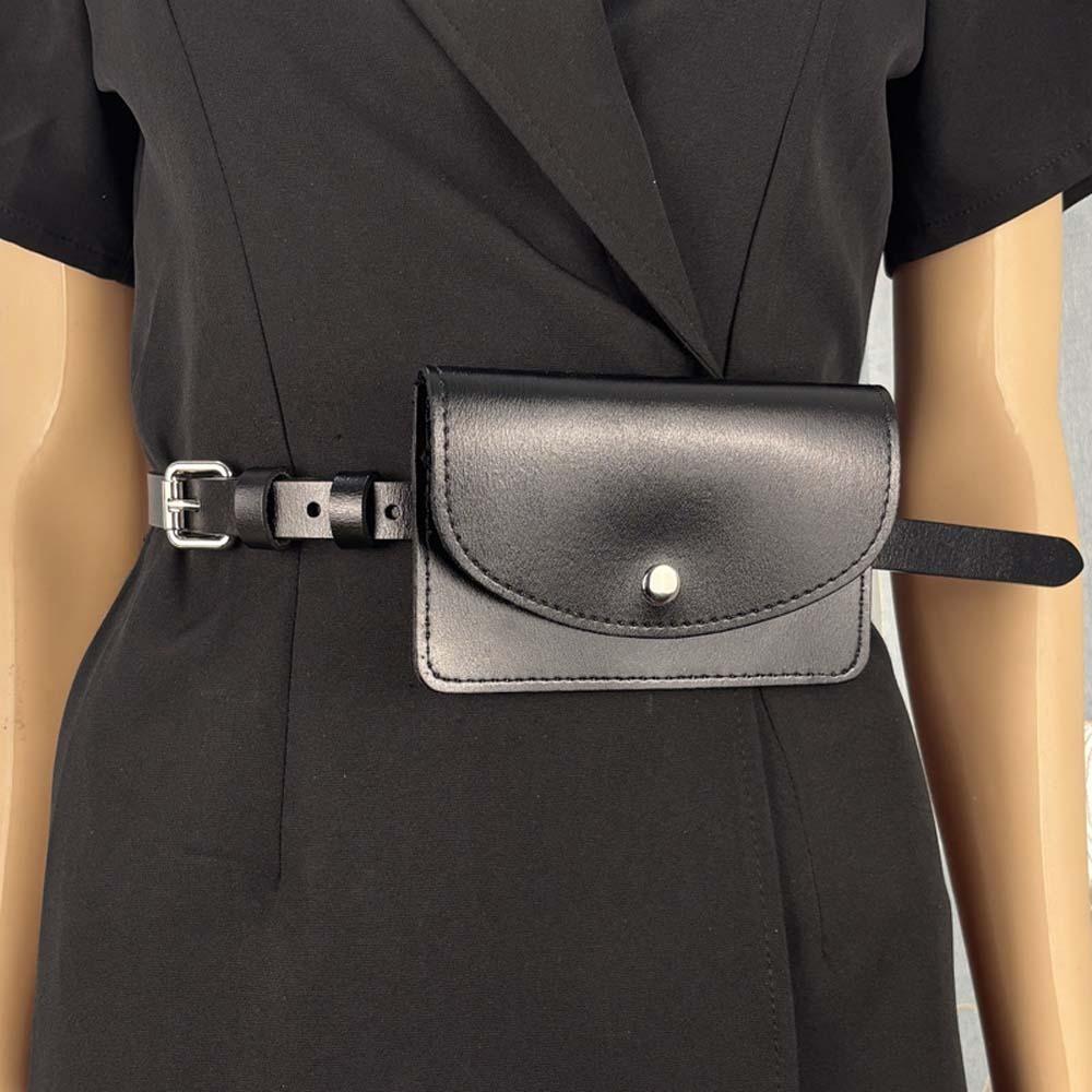 Поясная сумка с клапаном, съемный кошелек для монет из искусственной кожи, поясной ремень с сумкой для хранения