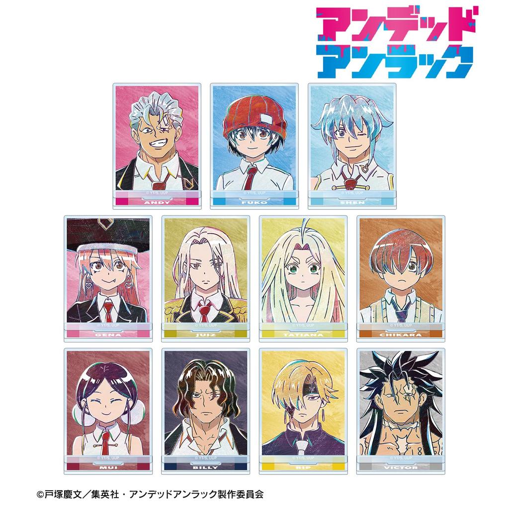 Акриловая подставка-коробка TV Anime Trading Ani Art "Undead Unluck" 11 предметов