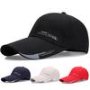 Outdoor Men Women Adjustable Canvas Baseball Caps Long Visor Brim Shade Snapback Sun Hats EMA