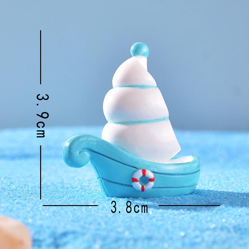 Мультфильм Креативная доска для серфинга Ракушки Смола Аквариум Ландшафтный дизайн Украшения Аксессуары для украшения аквариума DIY Маленькие украшения