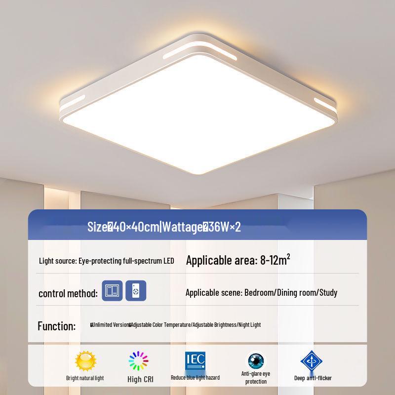 Светодиодный потолочный светильник: Ультратонкое, современное круглое освещение для гостиной, спальни, столовой и кабинета