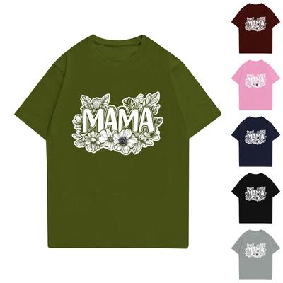 Женская футболка с круглым вырезом и короткими рукавами