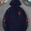 2026 New Season Autumn-Winter Casual Men's Loose Fleece Warmth Hooded Sweatshirt Fashion Trend Multi-Functional Outdoor Sweatshirt