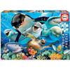 Puzzle Animaux 100 Pièces - EDUCA - Selfie Sous L'eau
