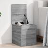 VidaXL Storage Box Sonoma Grey 30x35x35 Cm Engineered Wood, Blanket Box, Storage Chest, Box of 840672