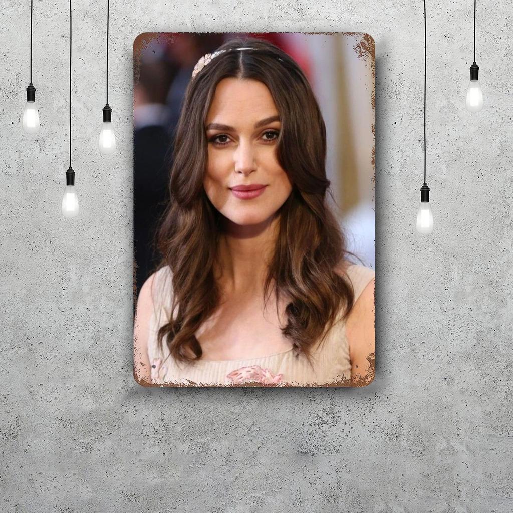 keira knightley Decor Vintage Metal Signs Tin Signs Captain Poster Decor for Bar Pub Club Man Cave Wall Decoration