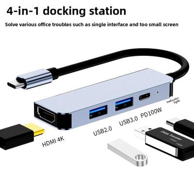 5 в 1 USB C Hub HDMI адаптер USB 3.0 порты для ноутбука монитор проекция Multi Port Type C док-станция