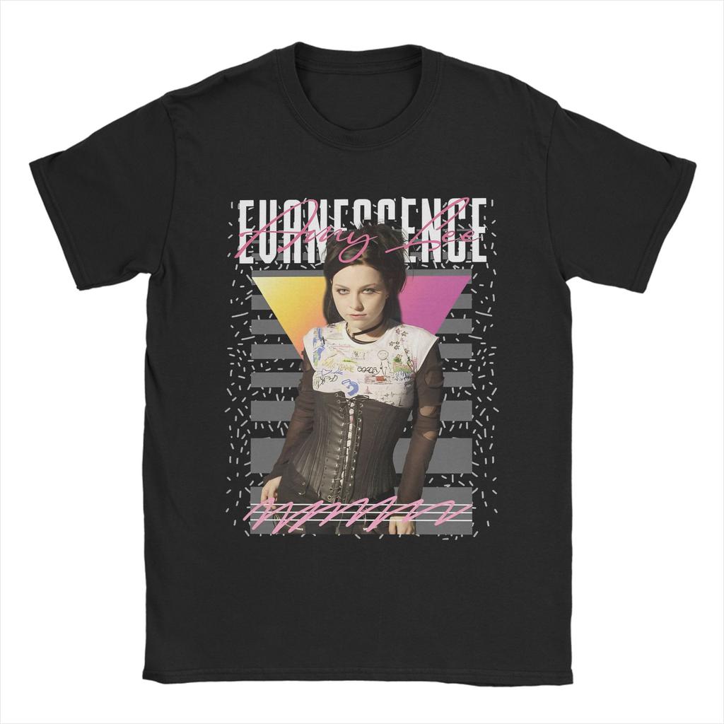 Unisex Unisexs Tshirt Evanescences Rock Funny Cotton Tee Shirt Short Sleeve Music T Shirt Crew Neck Clothes Birthday Gift