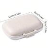 1pc Portable Moisture-Proof 8-Compartment Pill Box, Weekly Pill Organizer, Medicine Container